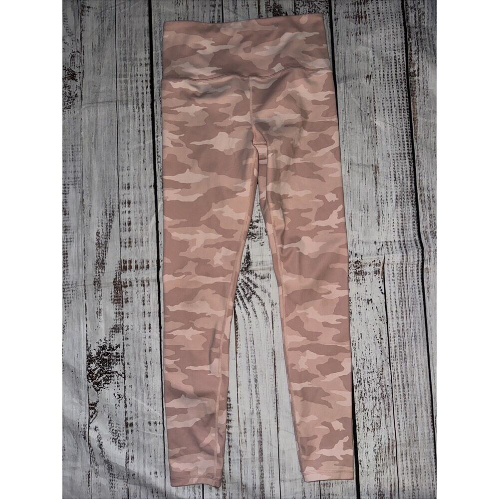Athleta Elation Pink Camo 7/8 Tight Leggings Women's Size ST Small Tall